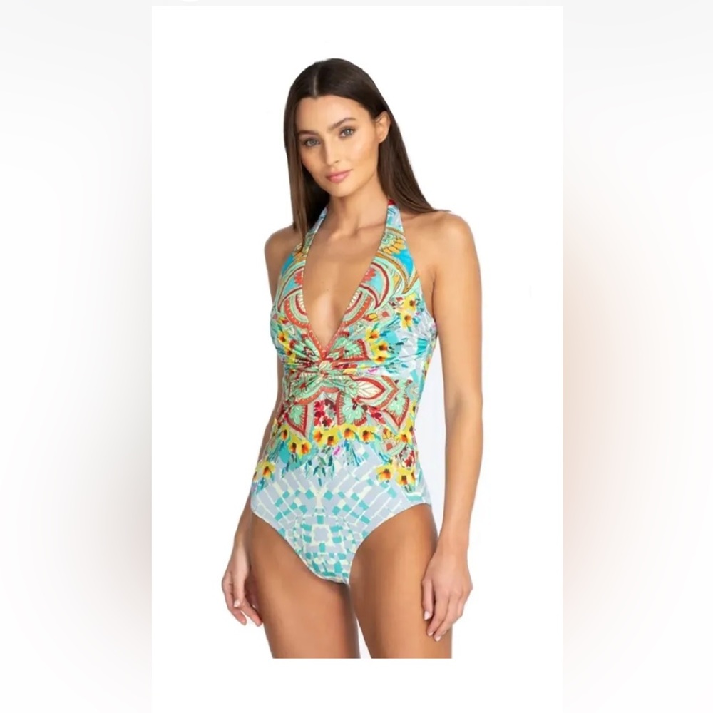 Johnny Was Elena Twist One Piece Swimsuit